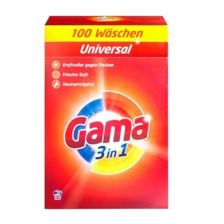 Proszek Gama / Vizir universal 6kg 100 prań